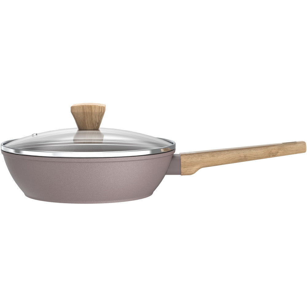 Sauteuse - Tous Feux Dont Induction -   - Am9910 - Revetement Céramique - ø 24 Cm - Couvercle Et Panier Inox - Tau Arthur Martin - Mathon - 6