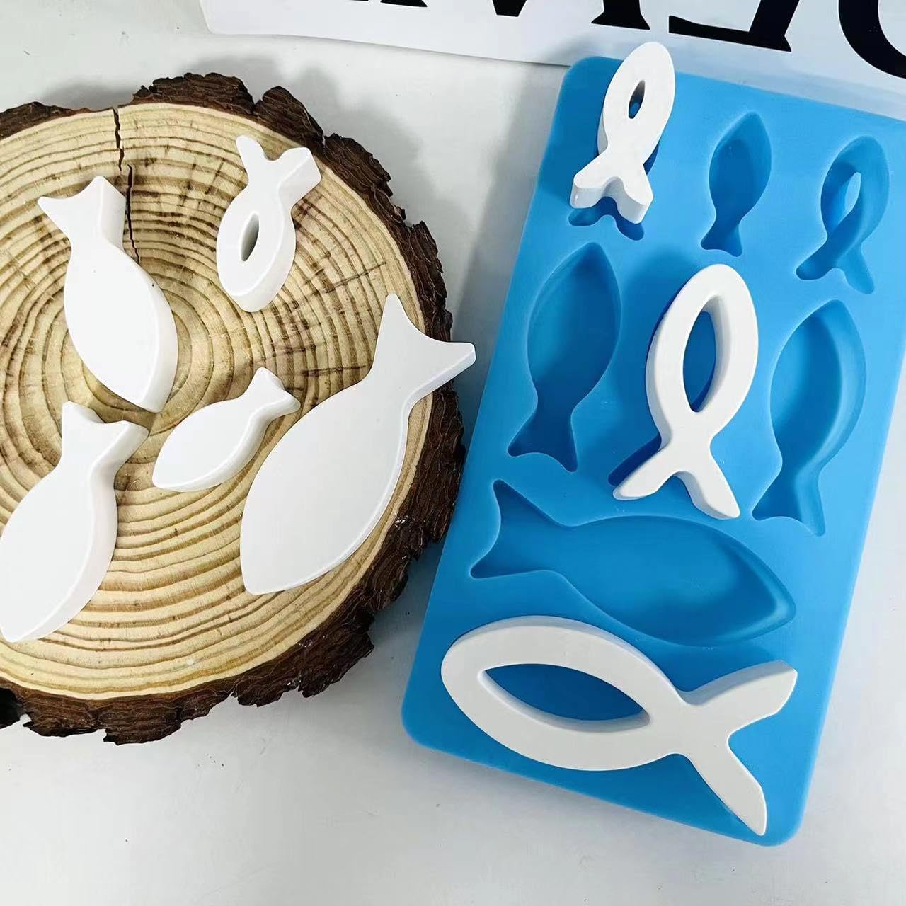 Lot de 2 Moule Silicone Forme Poisson Vendos85 - Mathon