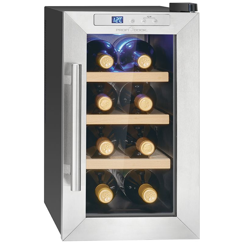 Cave à vin avec porte vitrée et écran LED 23L Proficook PC-WK1233 Proficook - Mathon - 2