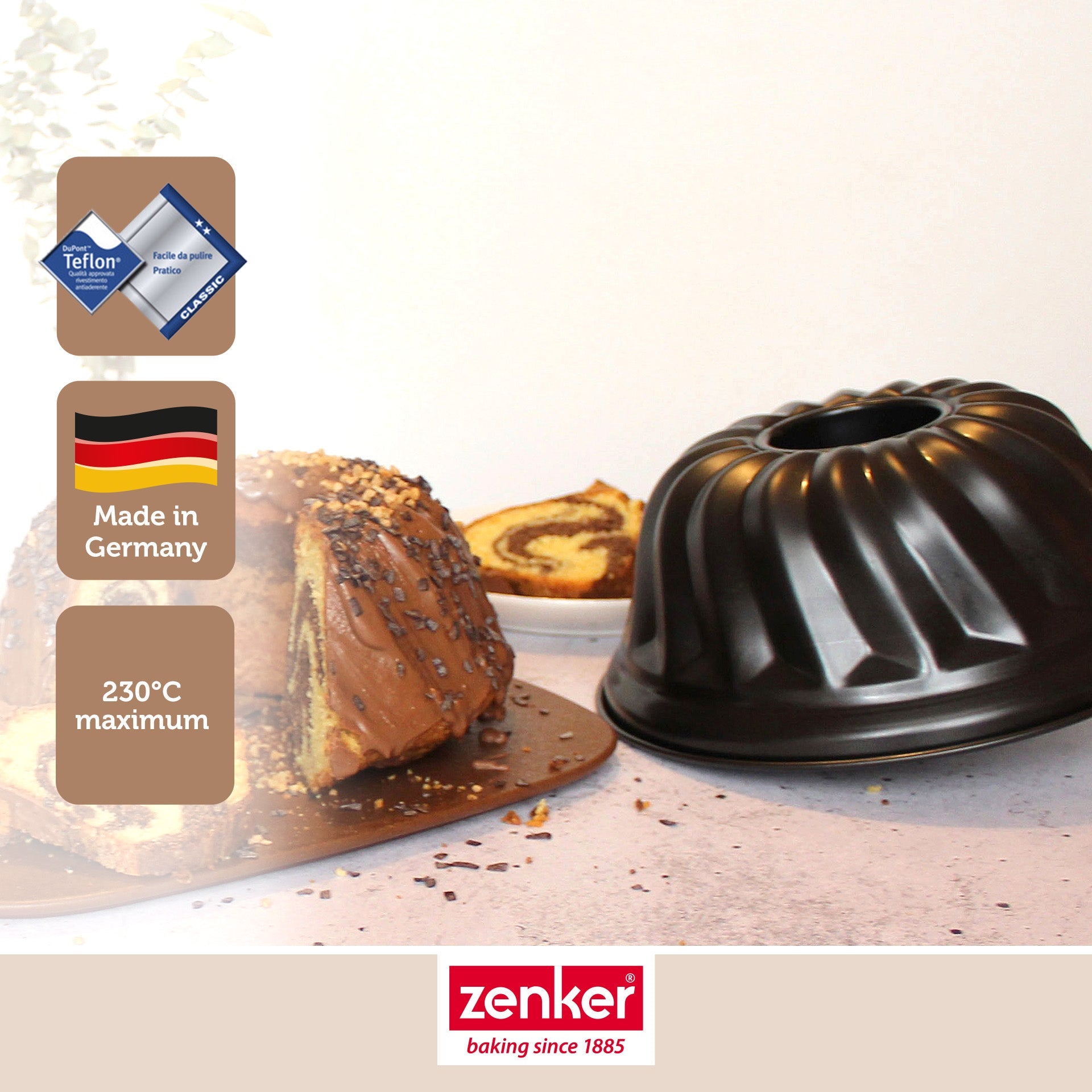 Moule à kouglof 22 cm Zenker Black Metallic Zenker - Mathon - 2