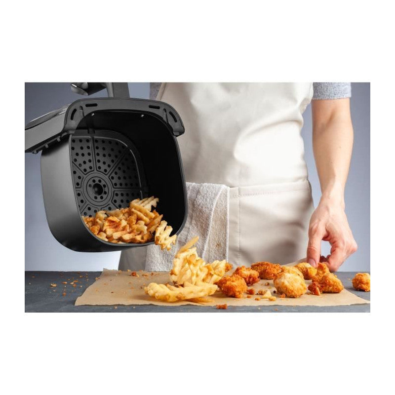 Friteuse Sans Huile –   - Airfryer 5 L- 1400 W - Ecran Tactile - 7 Pré-réglages De Cuisson - Noir Arthur Martin - Mathon - 2