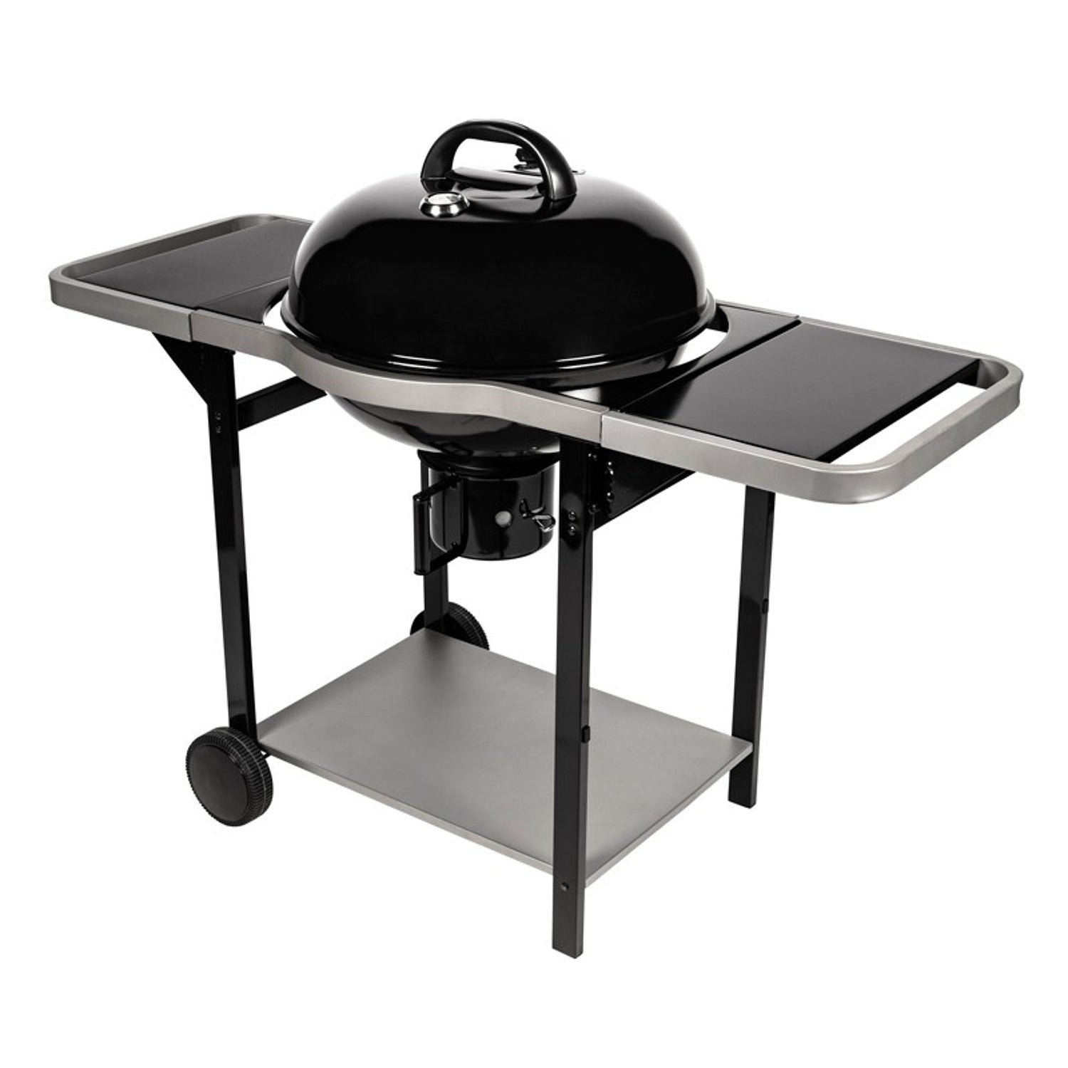 Barbecue au charbon boule + chariot Woodcreek Somagic - Mathon - 1