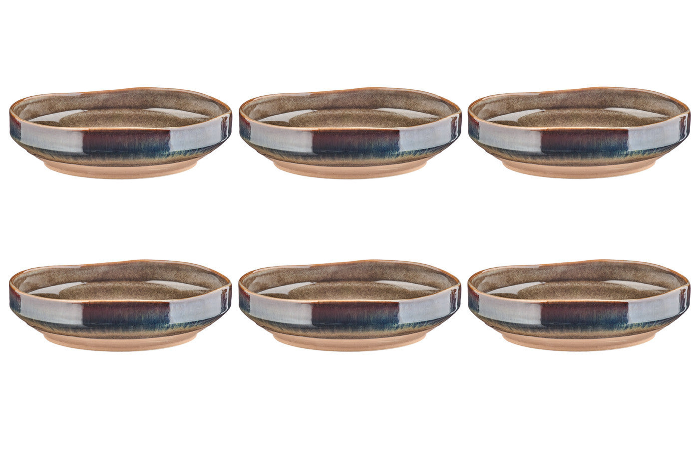 Assiette creuse GENESIS Ø21cm - 6 pièces - Basalte Björn - Mathon - 1