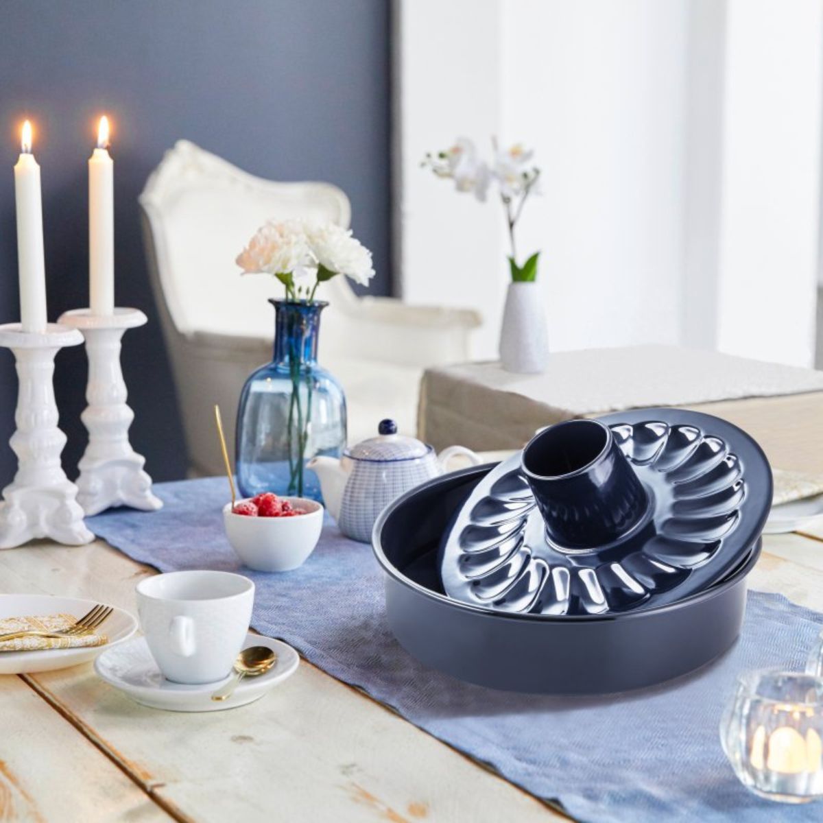 Ensemble de 2 Moules à manqué et savarin double fond 26 cm Dr. Oetker Back Liebe Dr. Oetker - Mathon - 2