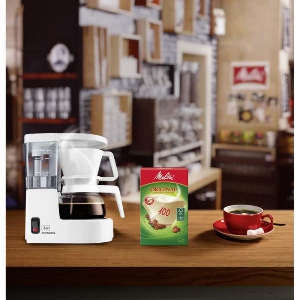 Machine A Cafe - Cafetiere Electrique Melitta  Aromaboy 1015-01 Blanc Melitta - Mathon - 3