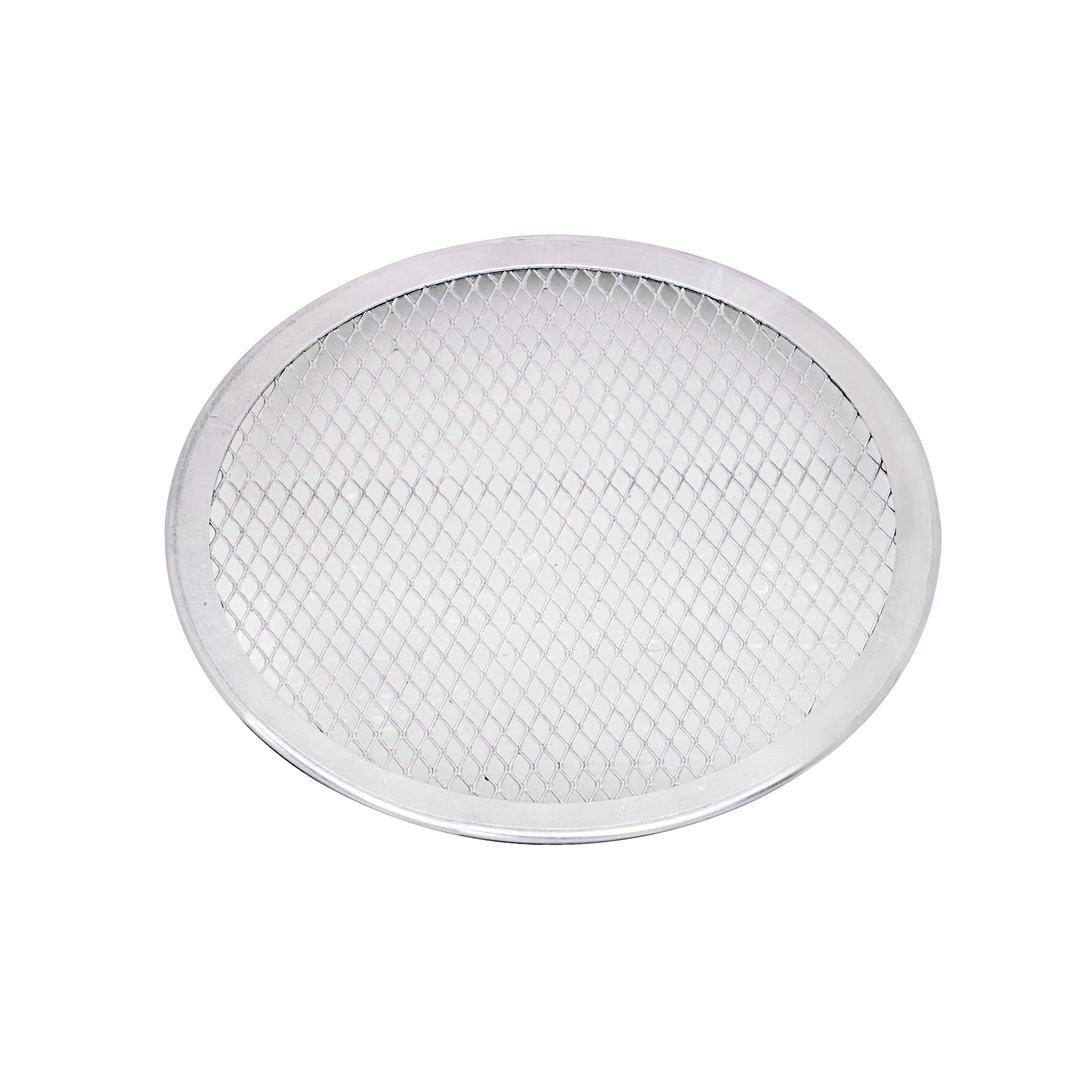 12Pcs - Grille à pizza ronde aluminium à fond ajouré  H4mm FirstPack - Mathon