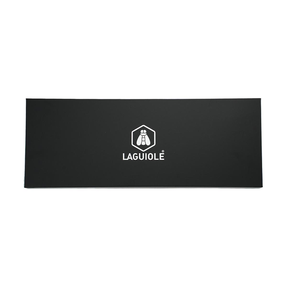 Couteau santoku noir damas 32cm avec étui - "Core" Laguiole Cuisson - Mathon - 3