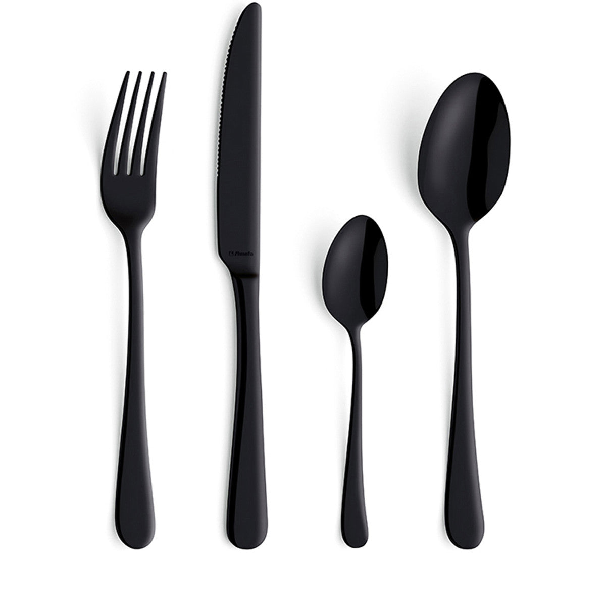 Austin - Ménagère 24 pièces Noir mat Amefa - Mathon - 1