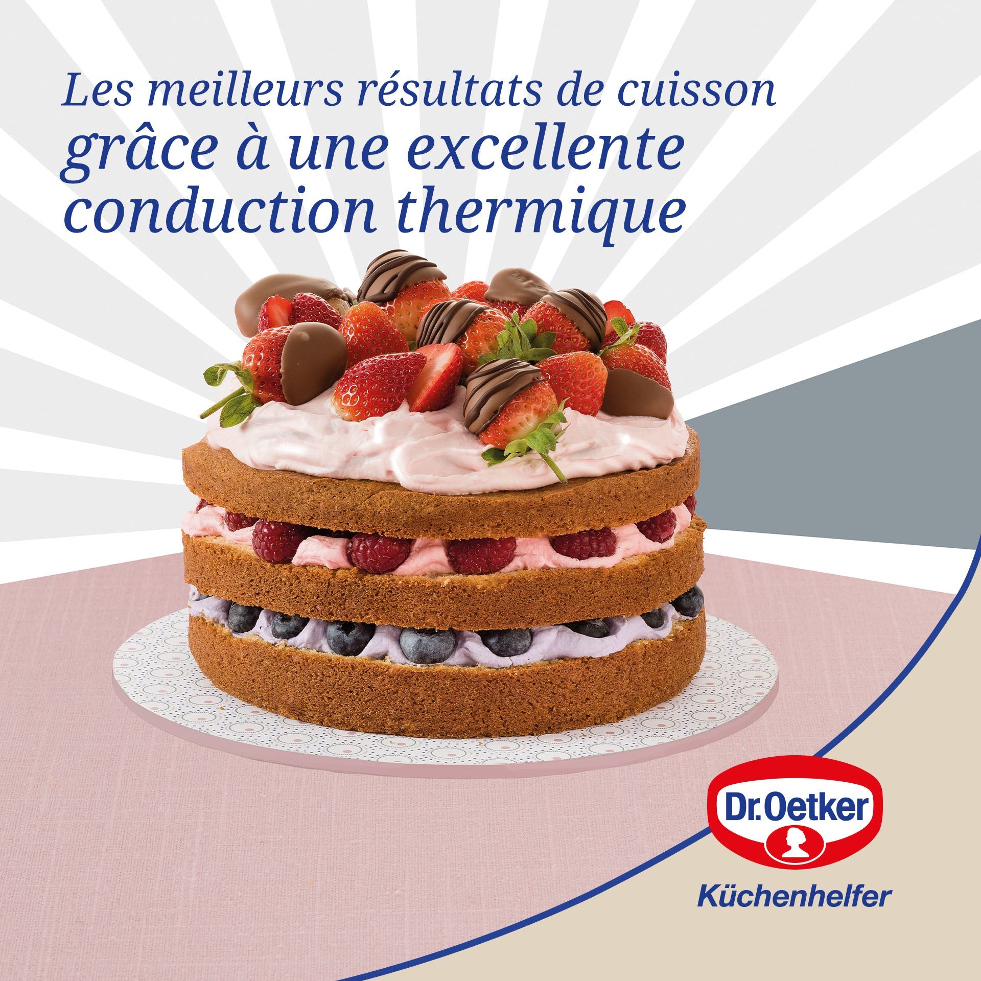Moule à manqué à charnière 20 cm Dr. Oetker Rétro Dr. Oetker - Mathon - 5