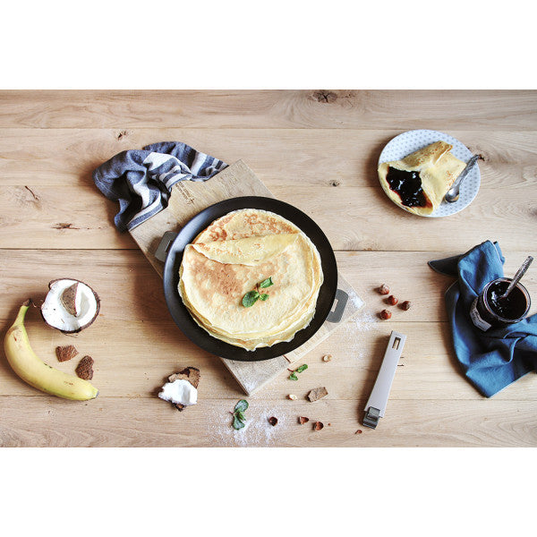 Poêle à crêpes inox antiadhérente Mutine sans manche 30 cm Cristel - Mathon - 4