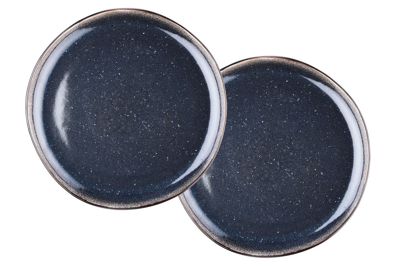 Plateau de service IRIS Ø32cm - 2 pièces - Bleu nuit Björn - Mathon - 1