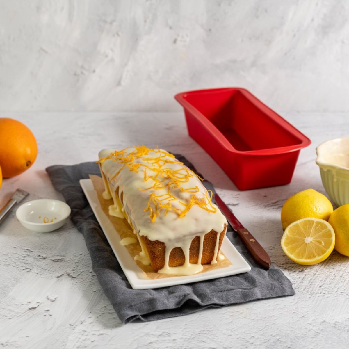 Moule à kougelhopf et moule à cakes en silicone rouge Dr. Oetker Flexxibel Love Dr. Oetker - Mathon - 2