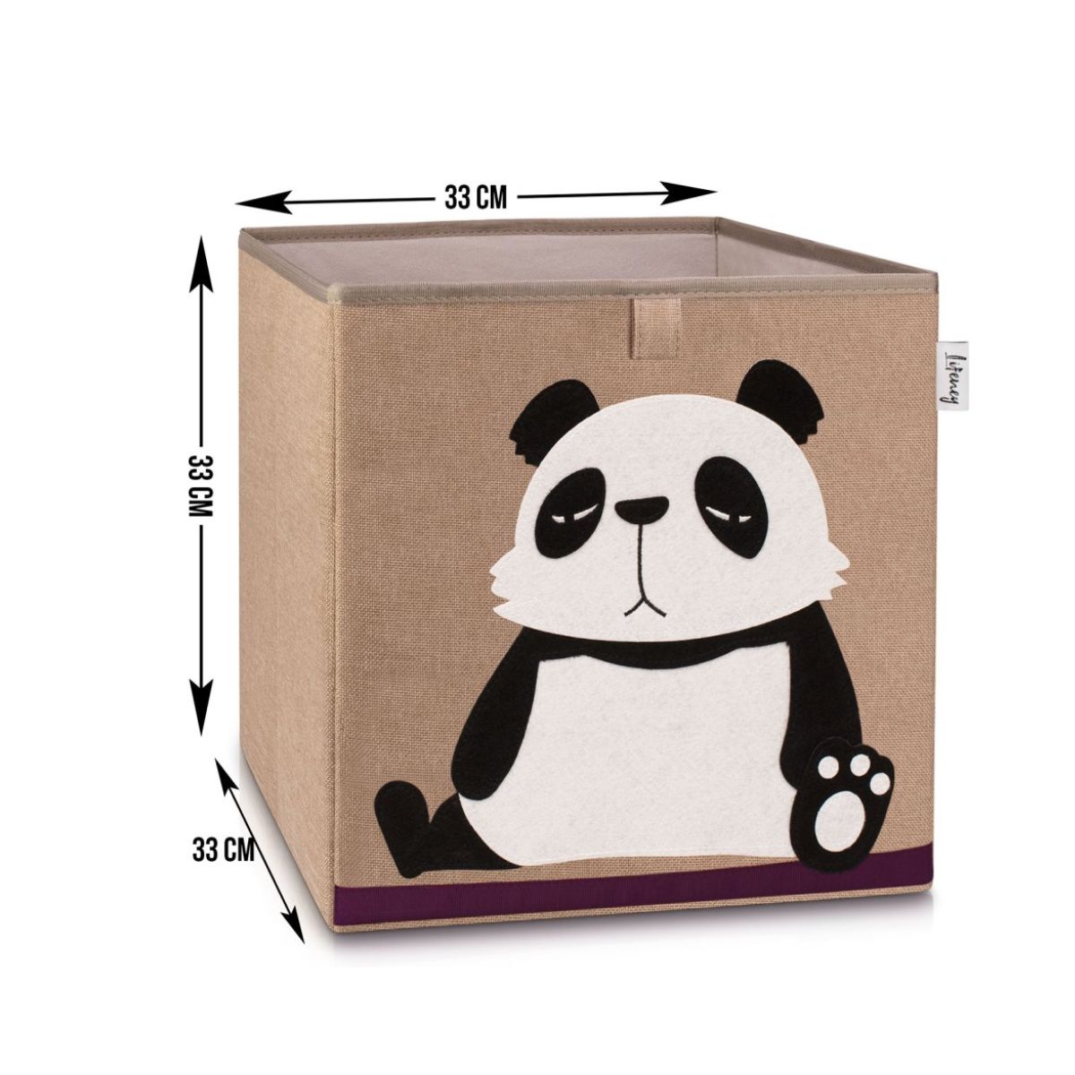Boîte de rangement en tissu pour enfant "panda", compatible Ikea Kallax Lifeney Fackelmann - Mathon - 3