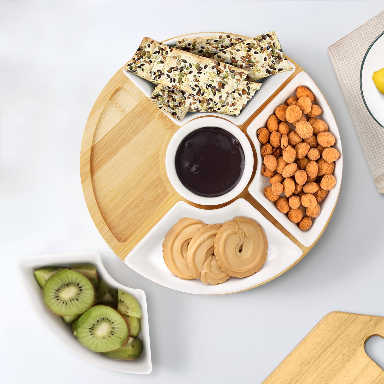 Ensemble 4 Bols Base Bambou Cheffinger - Mathon - 2