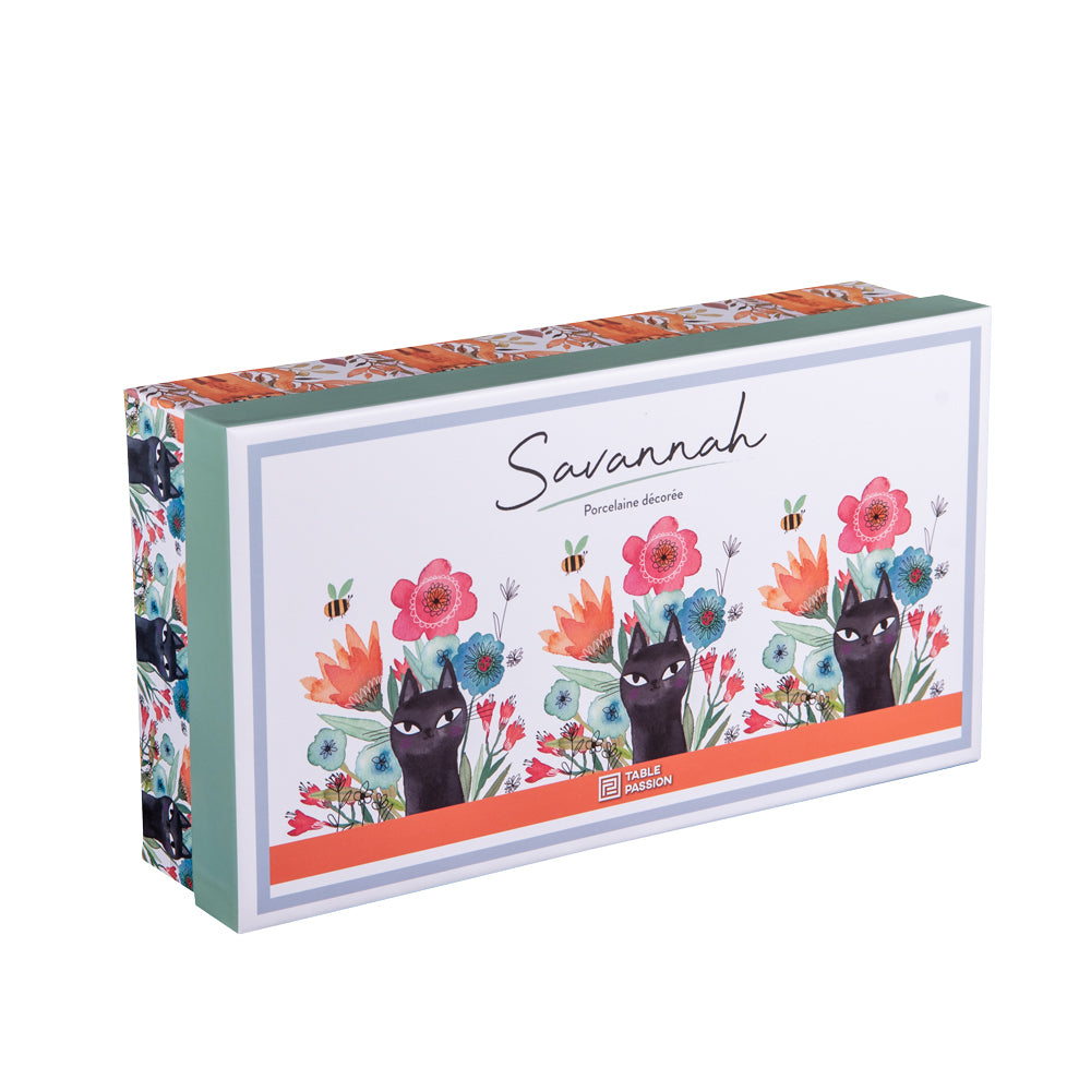 Coffret 6 tasses 23 cl Savannah Table passion - Mathon - 2