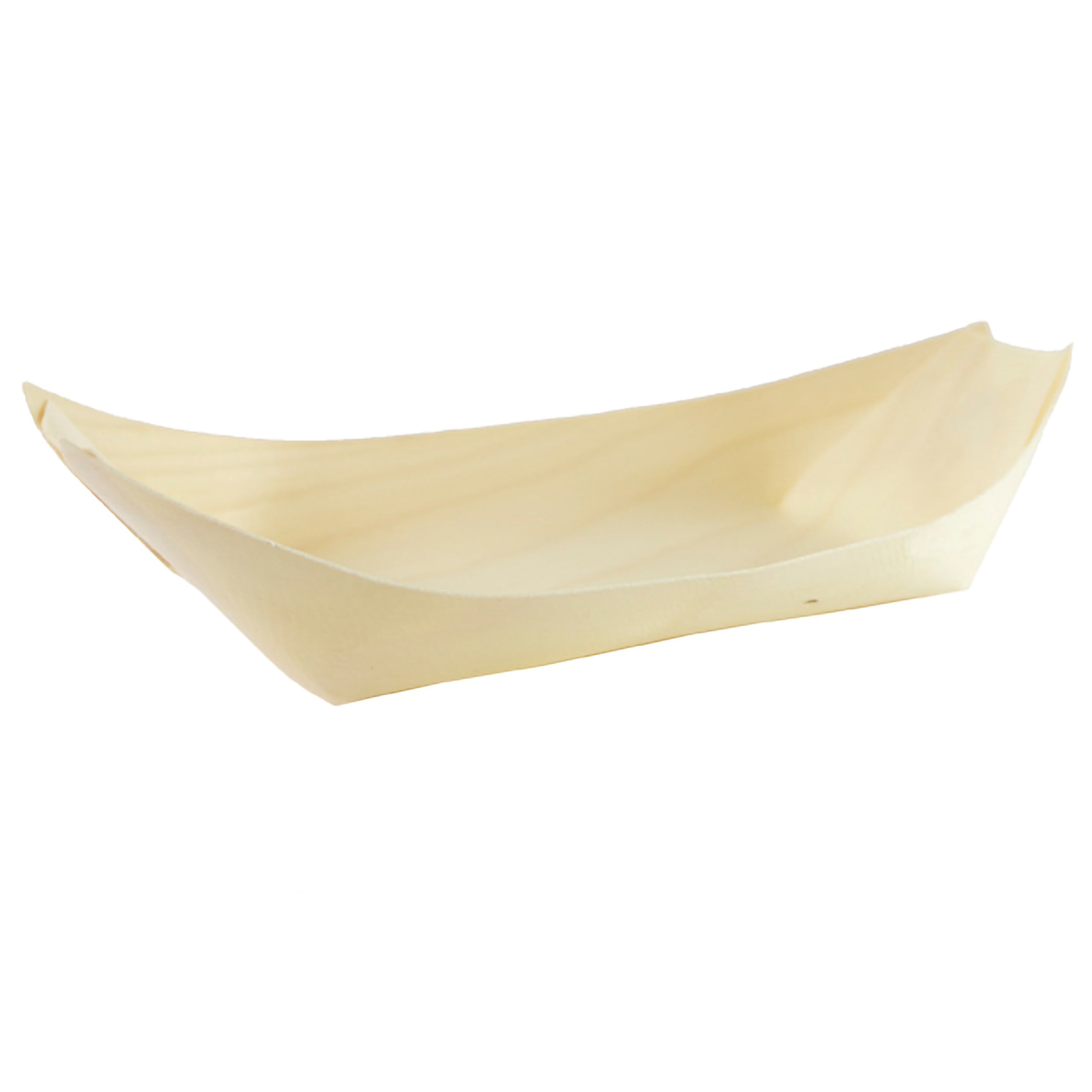 Barquette bateau bois 22 x 12 x 4,5 cm - 12 unités FirstPack - Mathon