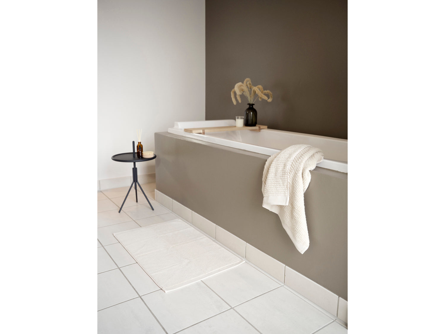 Tapis de bain Classic en 100% coton/1200 g Sable Zone Denmark - Mathon - 2