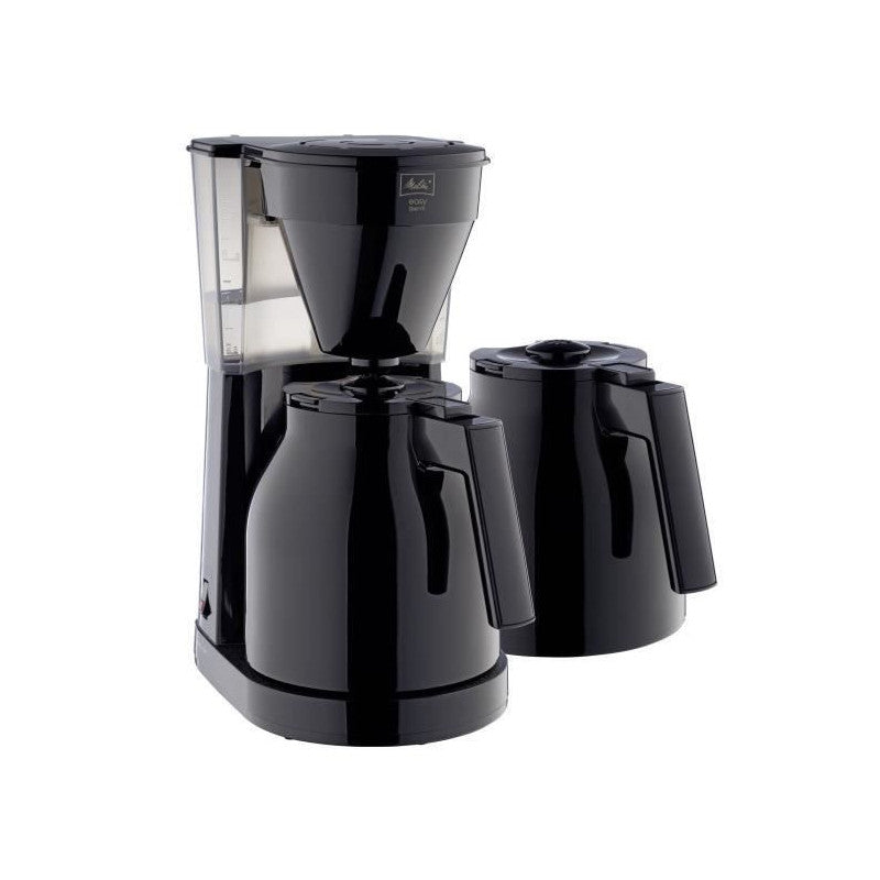 Melitta Easy Therm Ii - Cafetiere Filtre 1l - 1050 W + 2eme Verseuse - Noir Melitta - Mathon - 1