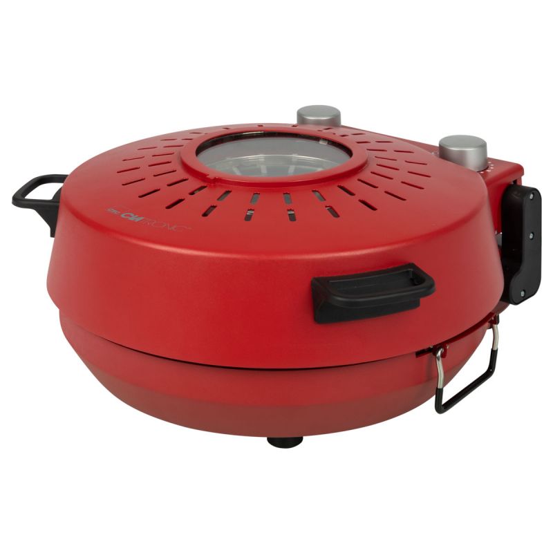 Machine à Pizza 1200W rouge Clatronic PM3787-Rouge Clatronic - Mathon - 1