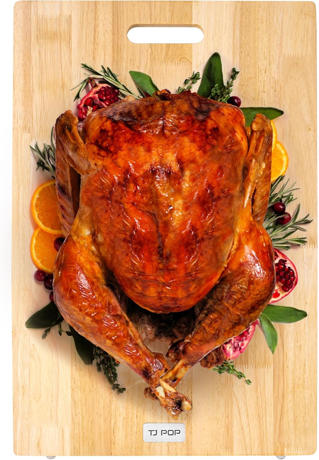 Planche à découper extra-large en bois d’hévéa Vendos85 - Mathon