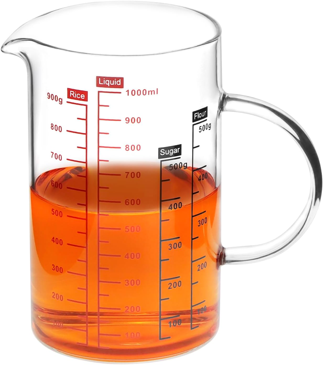 Verre Doseur 1 L en Verre Borosilicate Résistant Vendos85 - Mathon