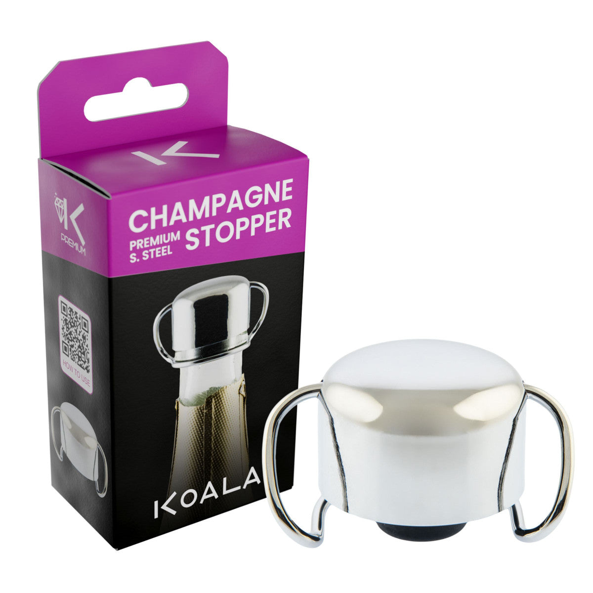 Taste Inox - Bouchon à champagne Koala - Mathon - 4