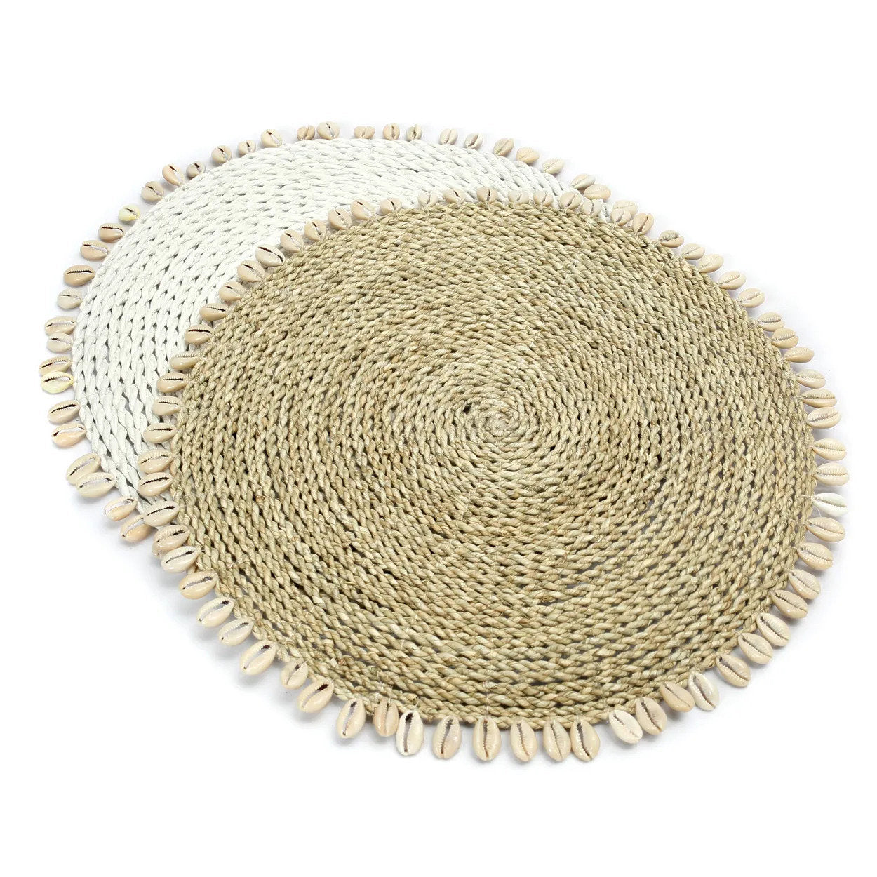 Le Set De Table Seagrass Shell - Blanc Bazar Bizar - Mathon - 4