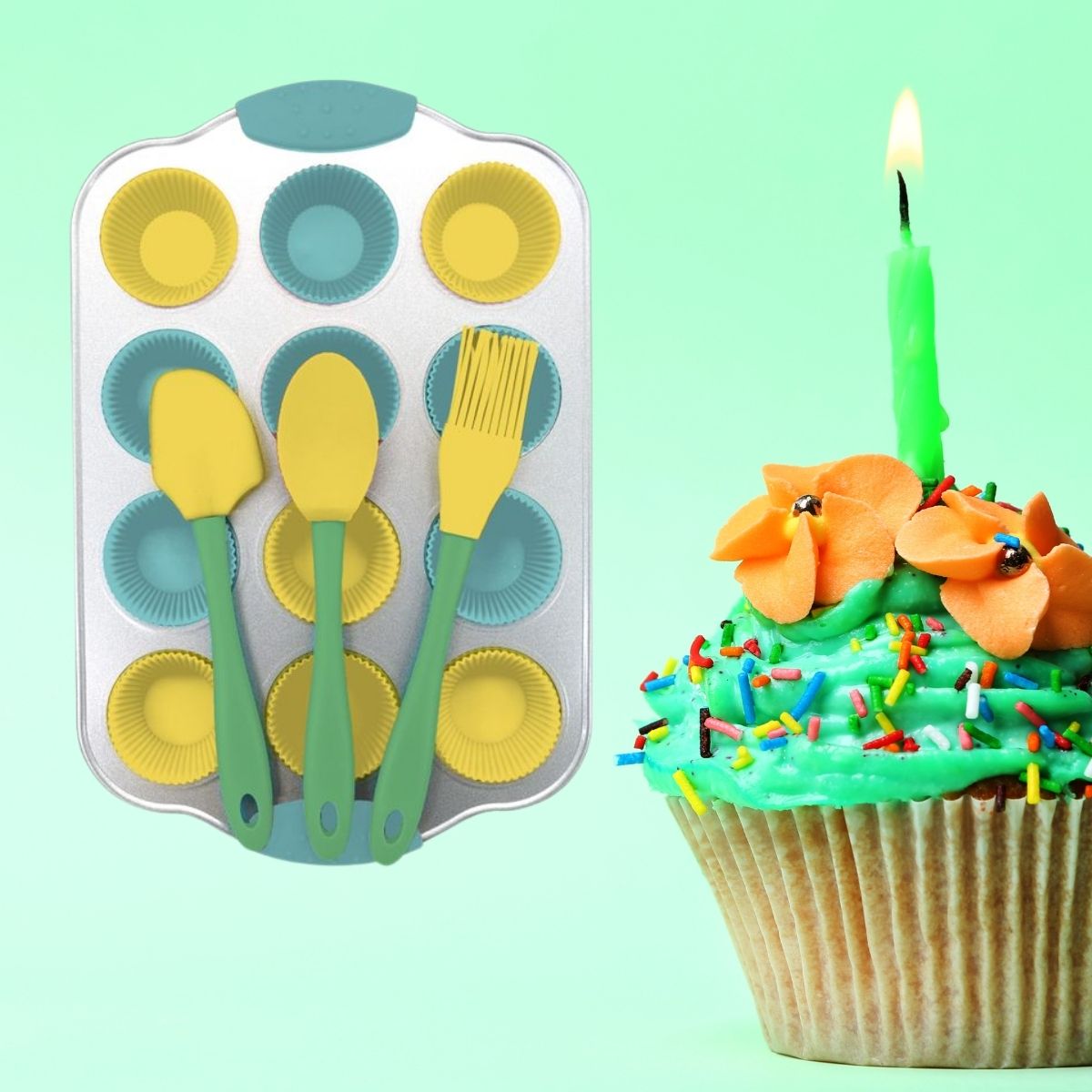 Set pour mini cupcakes 16 pièces  Mini Monsters Fackelmann - Mathon - 2