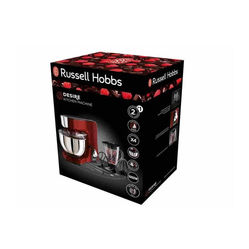 Robot De Cuisine -   - Desire 23480-56 - 1000 W - Bol 5 L - 10 Vitesses - Bol Blender 1,5l Russell Hobbs - Mathon - 2