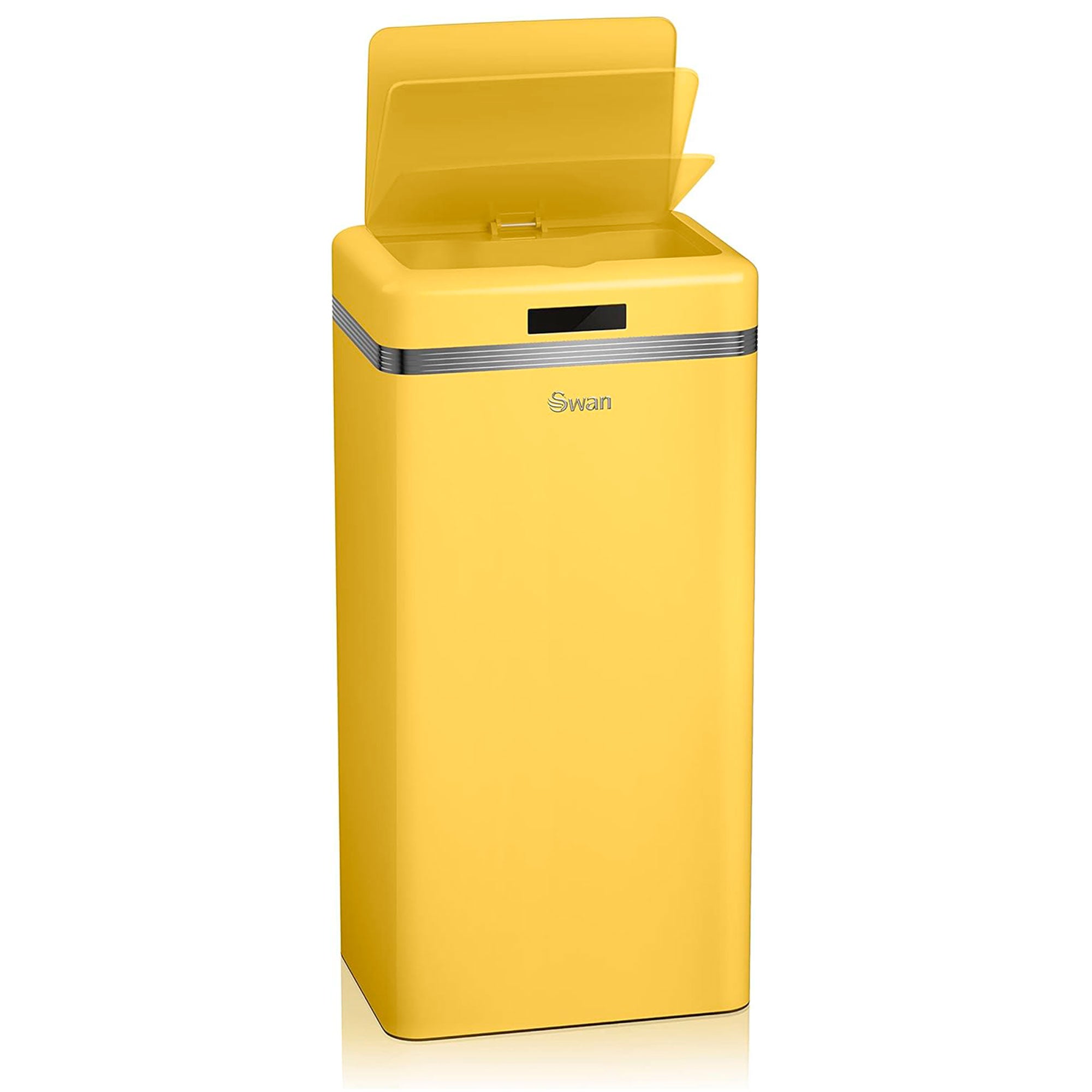 Retro Poubelle à Ouverture Automatique avec Capteur, Métal, 45 Litres, Vintage  Jaune SWKA4500YELNEU - Mathon - 8