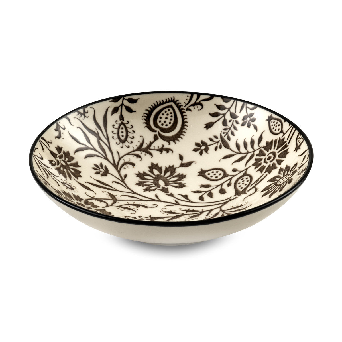 Mumbai Gris - Assiette creuse 19 cm (lot de 6) Médard de Noblat - Mathon - 1