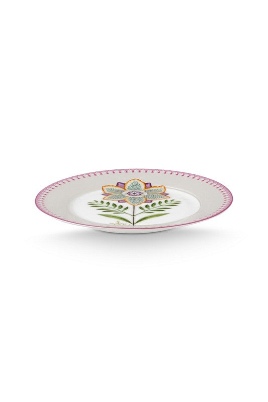 Lot de 6 Assiettes à dessert Lily & Lotus Blanc Cassé - 21cm Pip Studio - Mathon - 2