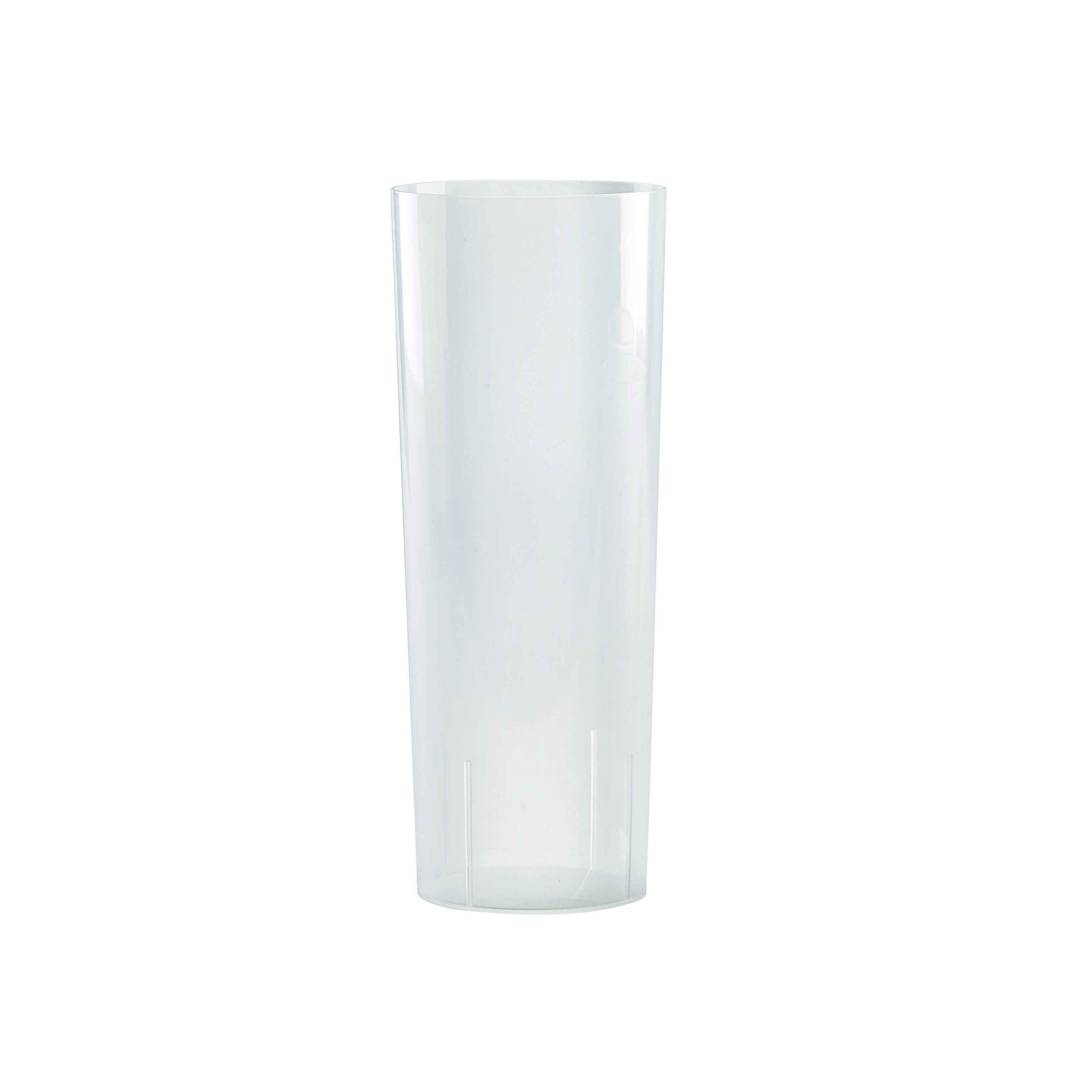 10Pcs - Verre longdrink plastique PP réutilisable "Optimal"   H108mm 215ml FirstPack - Mathon - 1