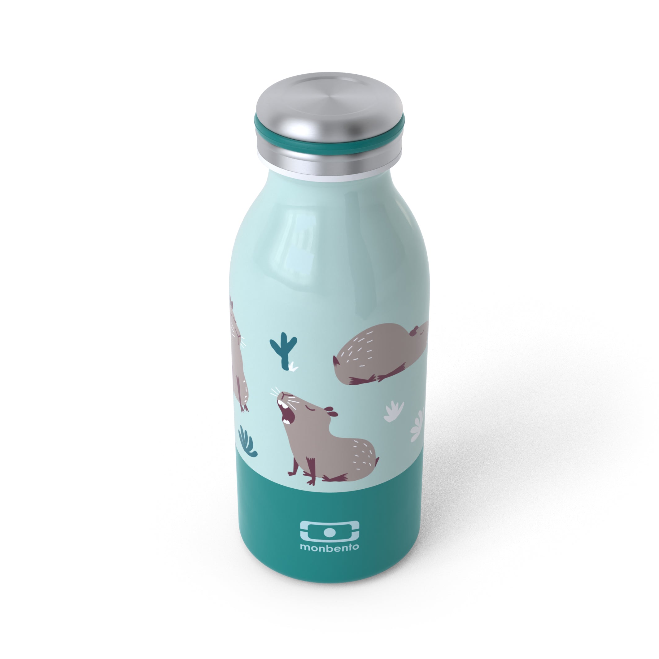 Bouteille isotherme enfant Cooly 350ml Bleu Capybara Monbento - Mathon - 2