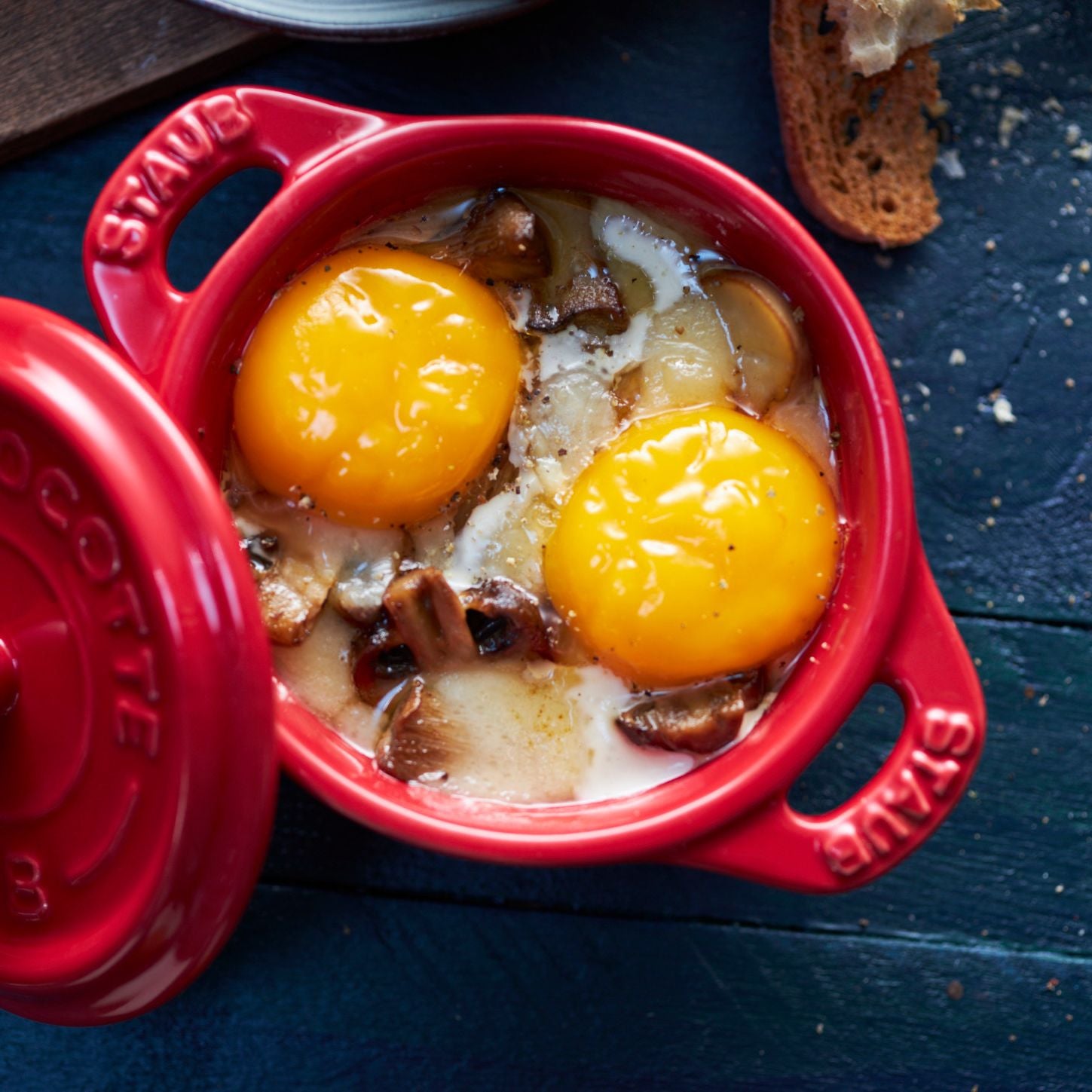 Set de Mini Cocotte. 4 pcs (x4 Mini Cocotte 10 cm). Cerise Staub - Mathon - 3