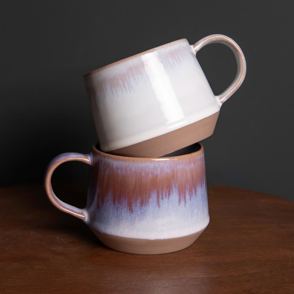 Coffret de 2 mugs Fuji 35 cl Table passion - Mathon - 3