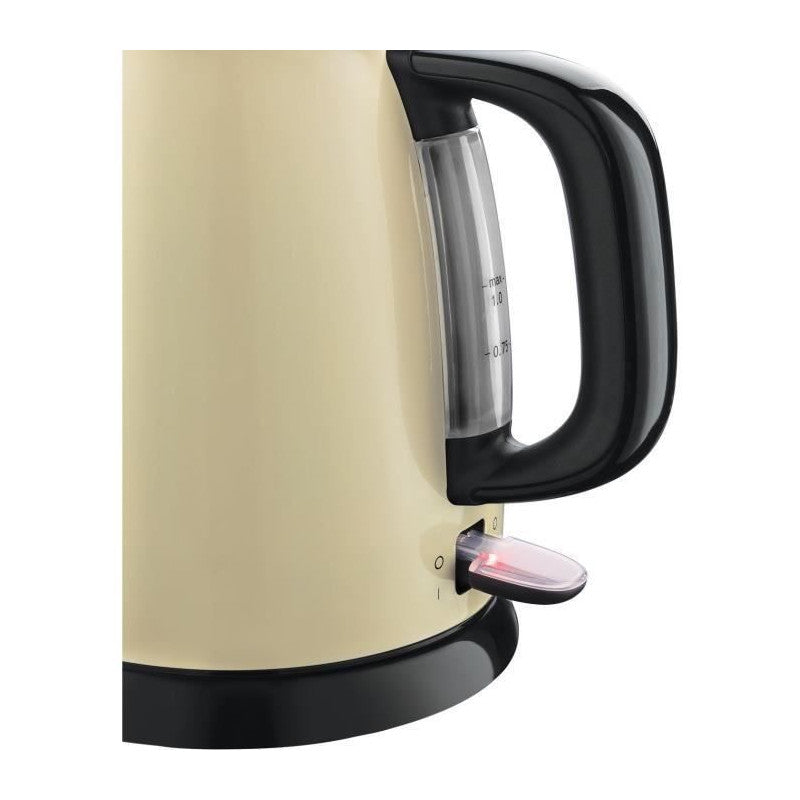 Russel Hobbs 24994-70 Bouilloire Compacte Colours Plus Capacite 1 L Filtre Anti-calcaire Amovible Lavable - Creme Russell Hobbs - Mathon - 4