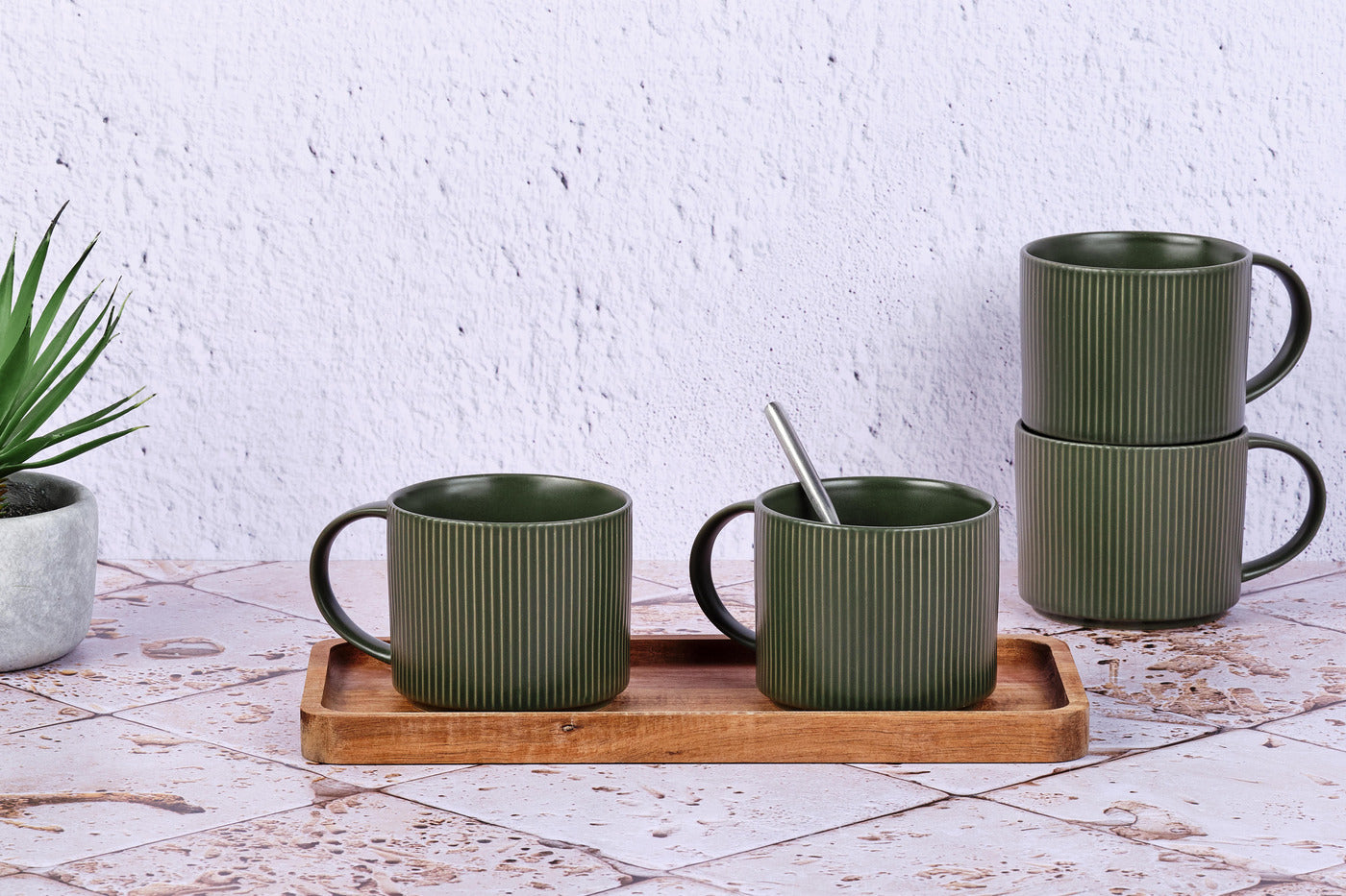 Mug SCANDI 50cl - 4 pièces - Olive Björn - Mathon - 2