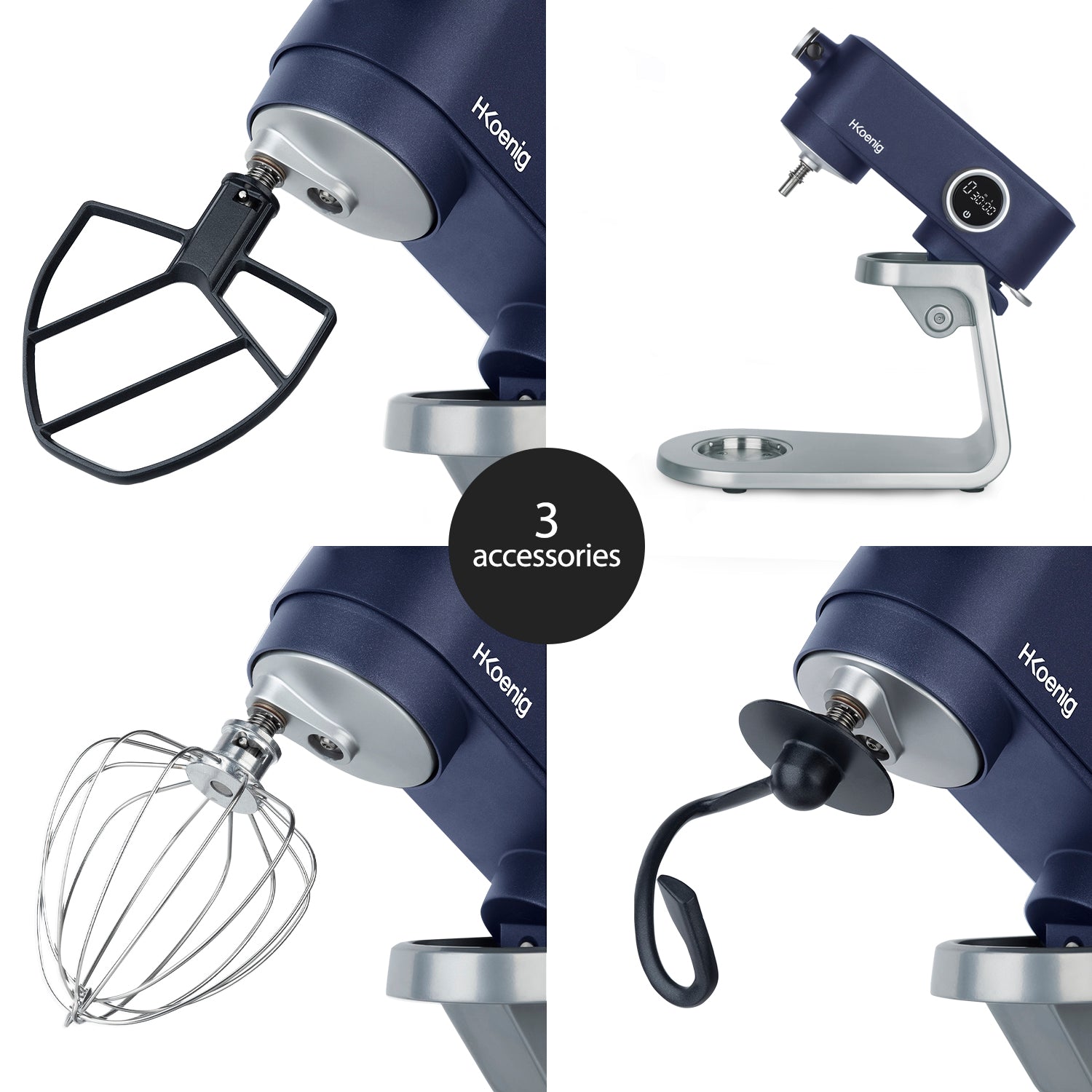 Robot pâtissier métal - KM126 H.Koenig - Mathon - 7