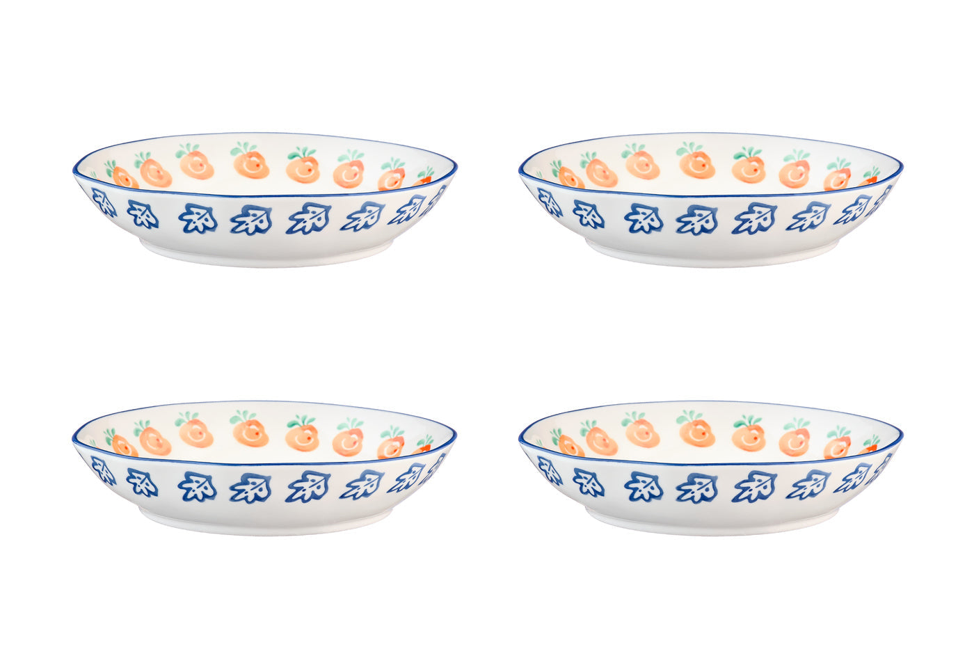 Assiette creuse NAPOLI Ø21,5cm - 4 pièces - Agrume Björn - Mathon - 1