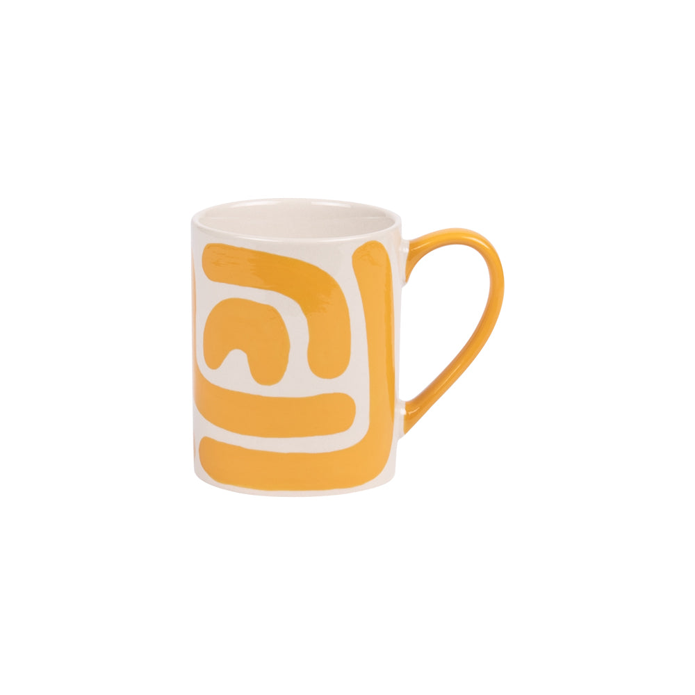 Mug Lulli jaune 25 cl (lot de 6) Table passion - Mathon