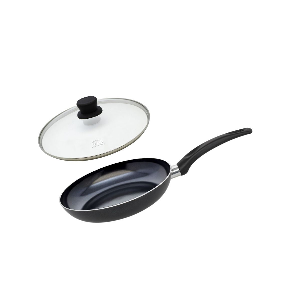 Set Poêle 24 cm céramique sans PFAS et couvercle  Prima Cucina Elo - Mathon - 1