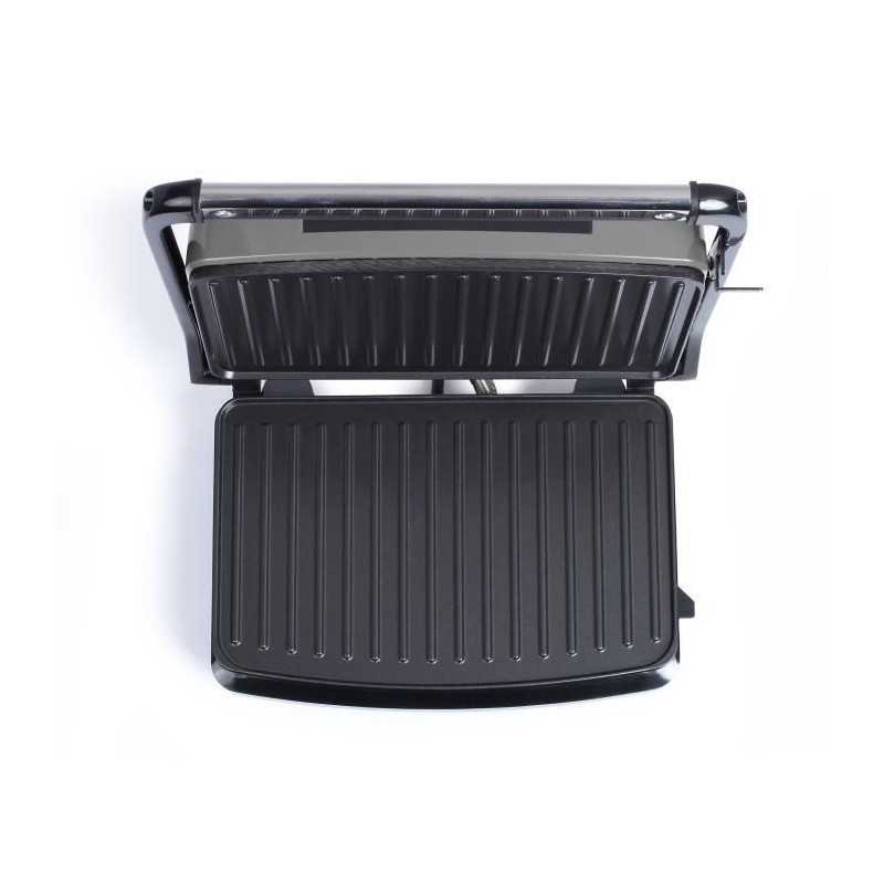 Livoo Doc232g - Grill Compact - 23x15cm - Revetement Anti-adhésif - Témoin Lumineux De Chauffe - Charniere Ajustable Livoo - Mathon - 4