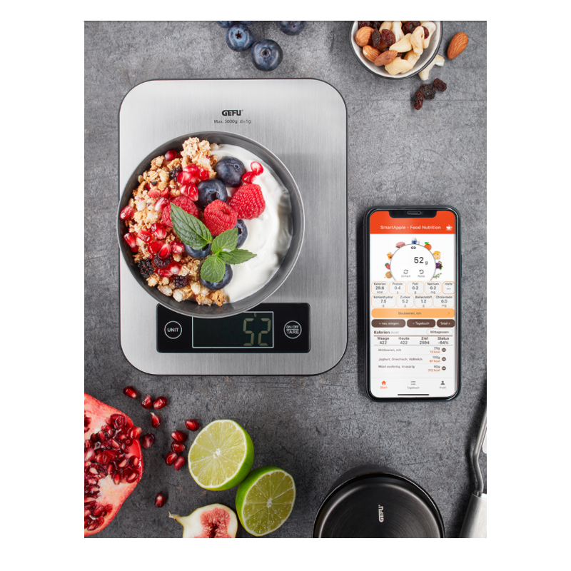 Balance de cuisine, avec application d