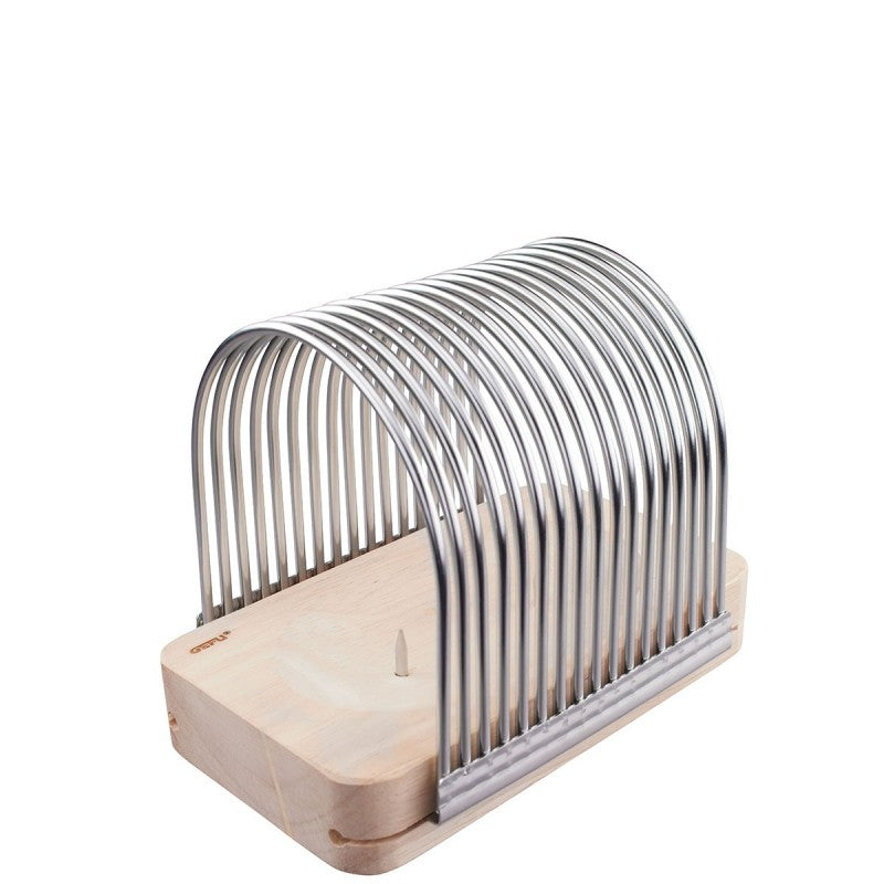 Coupe-pommes de terre en éventail Hassel en inox et bois Gefu - Mathon - 4