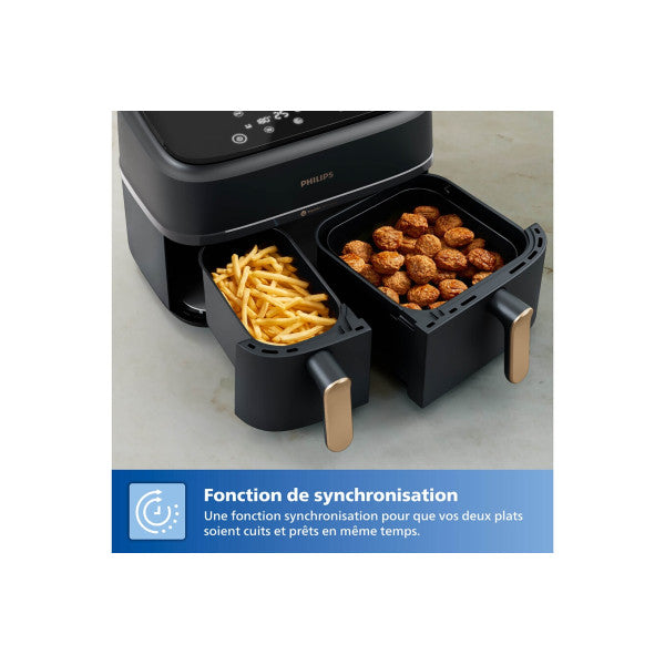 Airfryer Na352 00 Dual Basket 9l 2750w Black Copper (na352/00) Philips - Mathon - 4