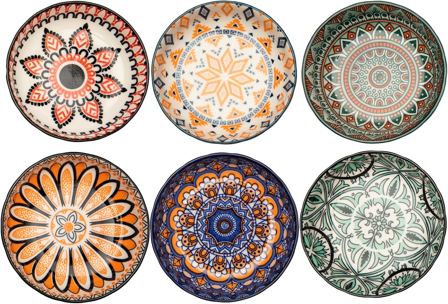 Bol à sauce en porcelaine 70 ml – Motif bohème Vendos85 - Mathon