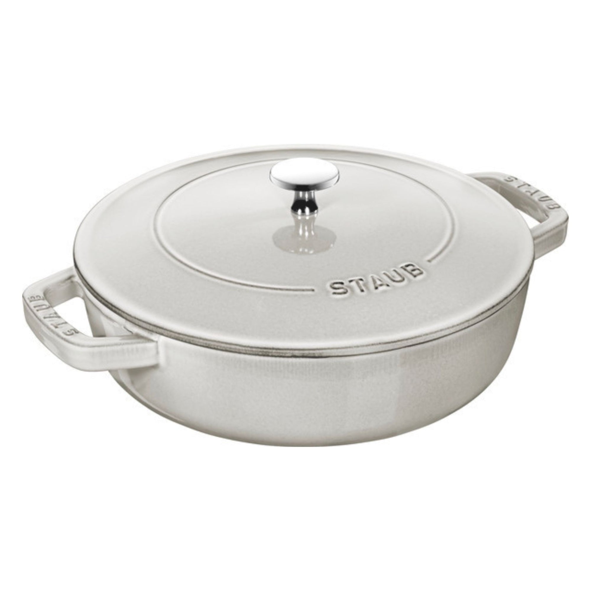 Sauteuse Chistera, 24 cm, Truffe blanche Staub - Mathon - 1