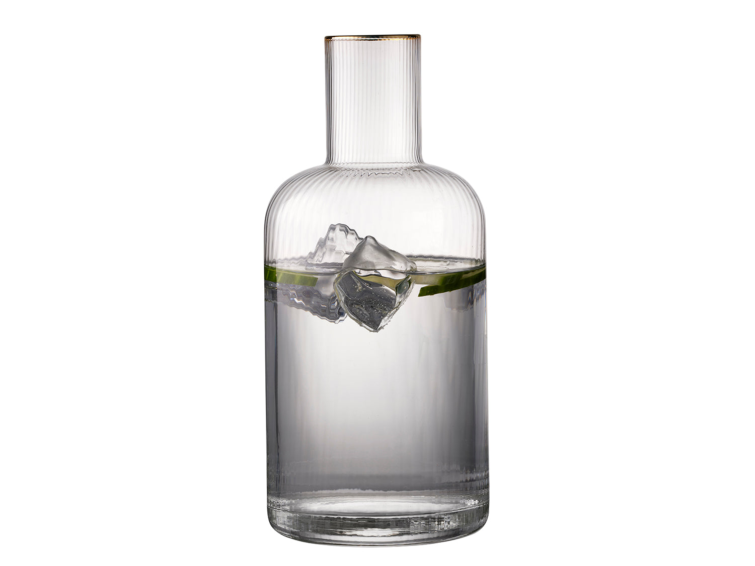 Décanteur Palermo Gold en Transparent Lyngby Glas - Mathon - 1