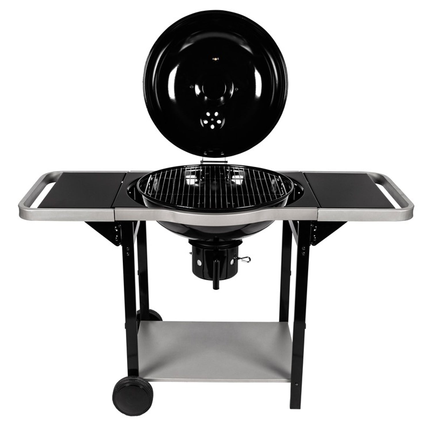 Barbecue au charbon boule + chariot Woodcreek Somagic - Mathon - 5